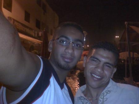 mon ami abdo + moi adil